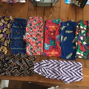 8 pairs OS Leggings EUC OR NEW